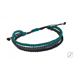 Ανδρικό βραχιόλι μακραμέ 3colours VRA00408