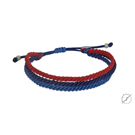 Ανδρικό βραχιόλι μακραμέ 3colours VRA00408