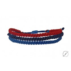 Bracelet macrame 3colours  VRA00408