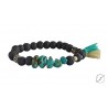 Bracelet boho howlite turquoise  BH0023