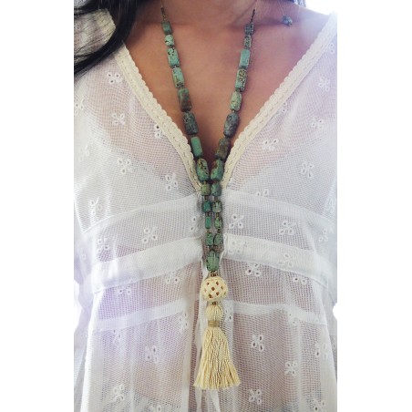 Necklace semi-precious stones  EX0001