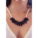 Necklace semi-precious stones  EX0002