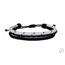 Ανδρικό βραχιόλι 3σειρο Nautical rope  VRA00430