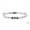 Bracelet  Onyx white - lava blue  VRA00433