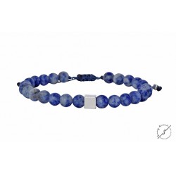 Bracelet sodalite blue 06  VRA00435