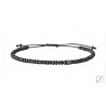 Bracelet  Hematite grey mat  VRA00440