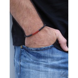 Ανδρικό βραχιόλι Lava karnelian  VRA00445