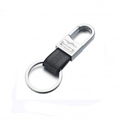 Key ring Minimal leather black  MP0017
