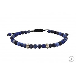 Ανδρικό βραχιόλι Sodalite mat  VRA00448