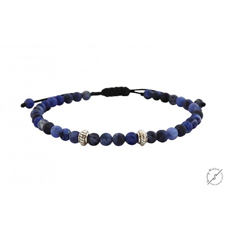 Ανδρικό βραχιόλι Sodalite mat  VRA00448