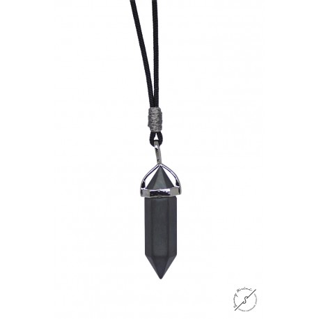 Ανδρικό μενταγιόν Αιματίτης ματ  KLA0057