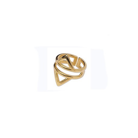 Ring Geometric gold  DA0008