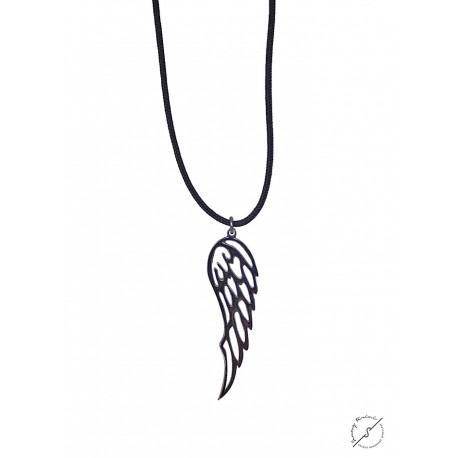 Ανδρικό μενταγιόν Φτερό ασήμι 925° KLA0062