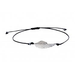 Ανδρικό βραχιόλι Wing silver gold 925 VRA00463