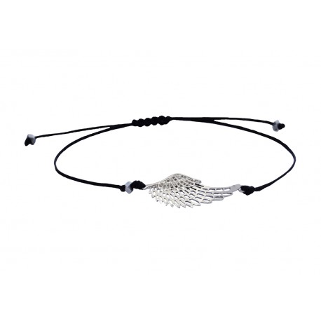 Ανδρικό βραχιόλι Wing silver gold 925 VRA00463