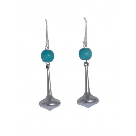 Σκουλαρίκια Svoura howlite SK00211