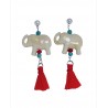 Σκουλαρίκια Elephant boho SK00214