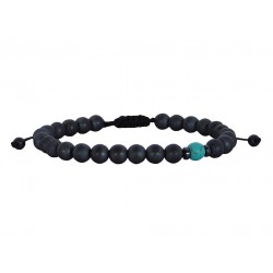 Bracelet  Hematite grey mat   VRA00487