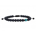 Bracelet  Hematite grey mat   VRA00487