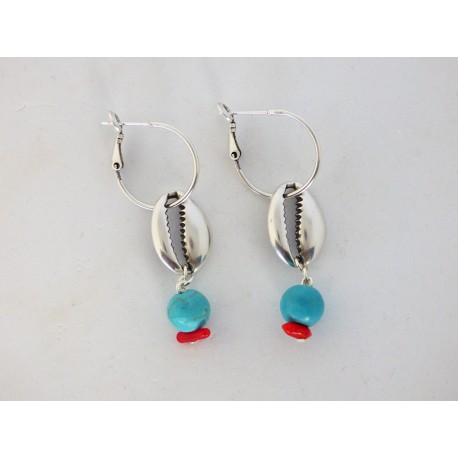 Σκουλαρίκια με κοχύλια   SK00224