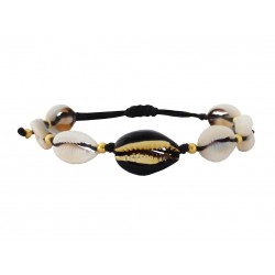 Bracelet shell black gold  VR00651