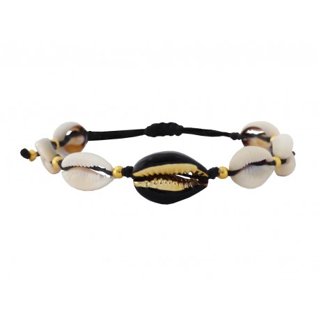 Bracelet shell black gold  VR00651