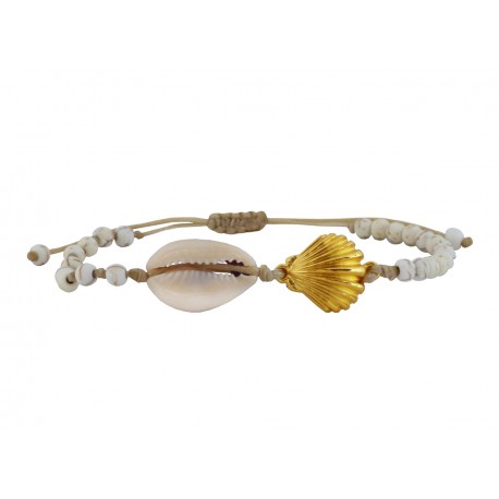 Βραχιόλι Shell white gold VR00651