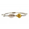 Βραχιόλι Shell white gold VR00651