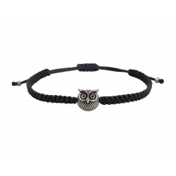 Ανδρικό βραχιόλι macrame Owl  VRA00520