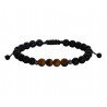 Ανδρικό βραχιόλι 'Ονυχας μαύρος  VRA00527