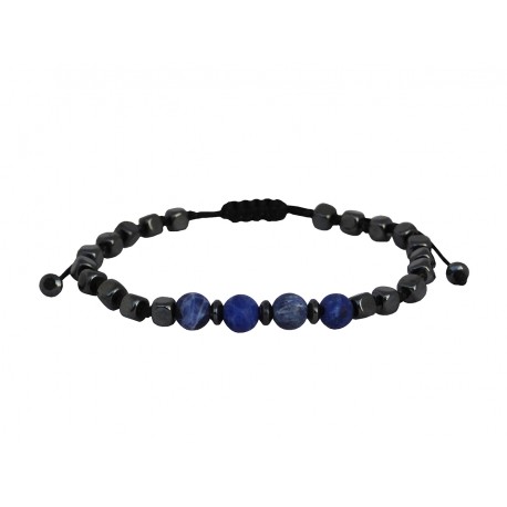 Ανδρικό βραχιόλι hematite  VRA00538