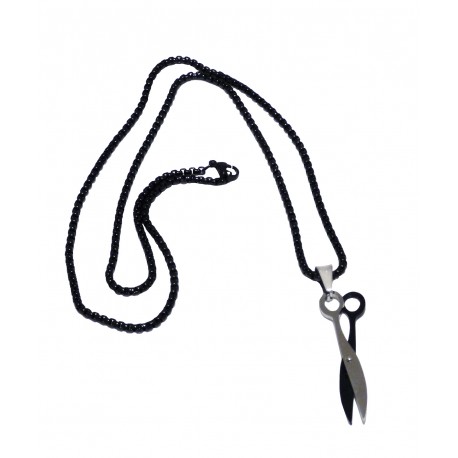 Ανδρικό μενταγιόν ατσάλινος σταυρός  KLA0083