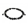 Ανδρικό βραχιόλι 'Ονυχας μαύρος  VRA00527