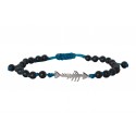 Ανδρικό βραχιόλι silver 925° fish  VRA00554