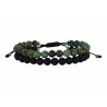 Bracelet 2seiro turquoise & lava VRA00571