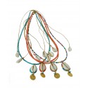 Κολιέ Boho shell colours  KL00556