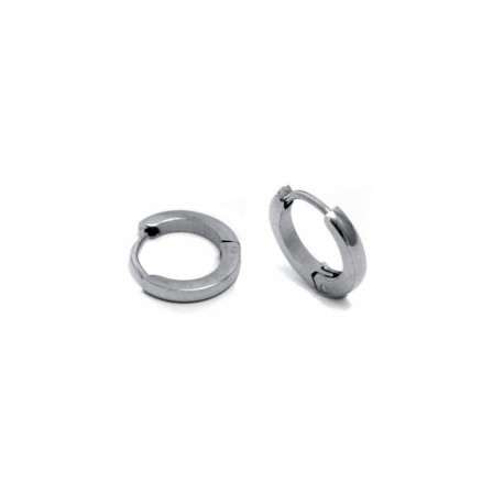 Ανδρικά σκουλαρίκια ατσάλινα κρίκος ERS001
