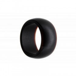 Ανδρικό δακτυλίδι Αχάτης μαύρος RI0015