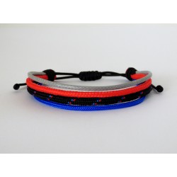Bracelet 4seiro red - blue VRA00579