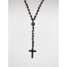 Ανδρικό χειροποίητο Ροζάριο hematite cross  KLA0088