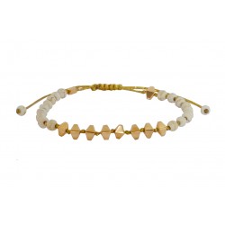 Βραχιόλι χειροποίητο Hematite gold - wh VR00673