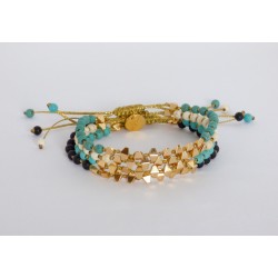 Βραχιόλι χειροποίητο Hematite gold - wh VR00673