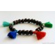Βραχιόλι  wooden beads /tassels VR00413