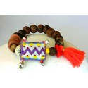 Βραχιόλι  wooden beads  VR00410