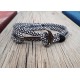 Ανδρικό βραχιόλι Anchor gun metal bl-wh VRA00591