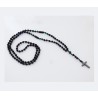 Ανδρικό χειροποίητο Ροζάριο hematite cross  KLA0088