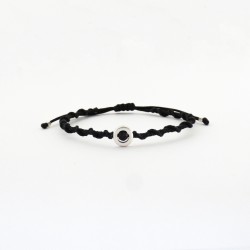 Ανδρικό χειροποίητο μακραμέ βραχιόλι kyklos lava VRA00604