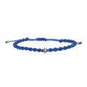 Ανδρικό βραχιόλι macrame 3blue  VRA00621