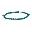 Mens bracelet macrame 3greenblue  VRA00622