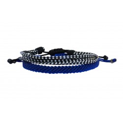 Mens bracelets set 2  blue  VRA00625
